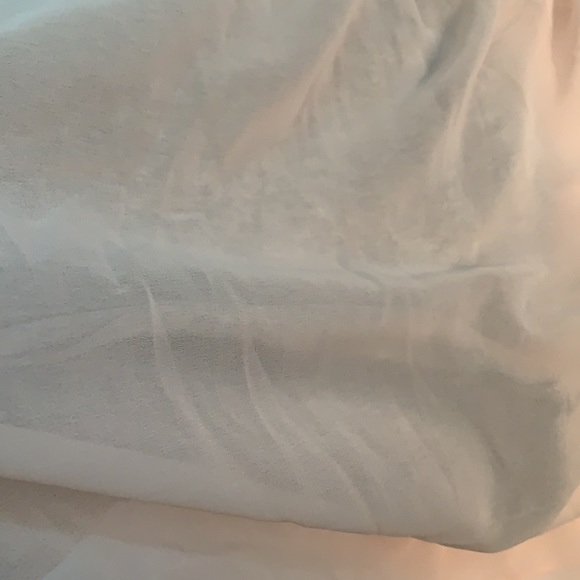 H&M Large Womens Gray Cotton with Pink Sheer Layer Dress - Picture 8 of 8